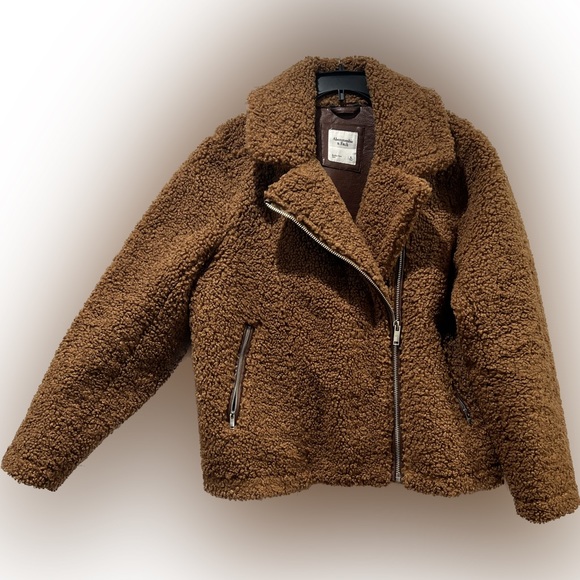 Camel Sherpa Fully Lined Moto Jacket XL - Picture 12 of 12